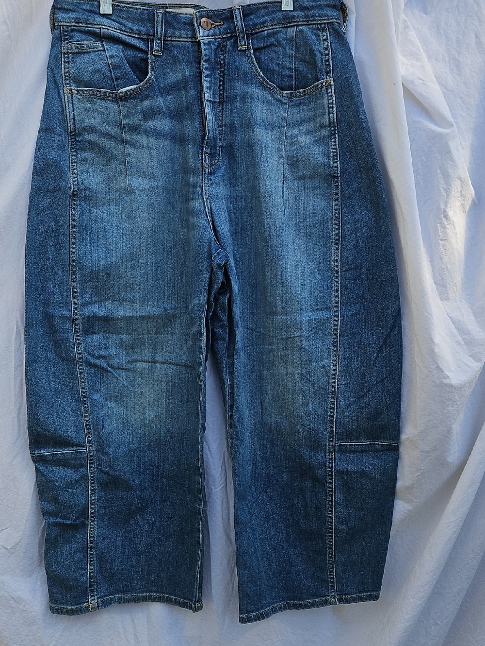 Anthropologie Pilcro Barrel -Leg Crop Jeans0007
